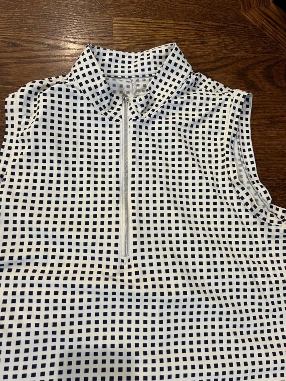 GG blue golf matching set skirt / tank - Picture 2 of 5